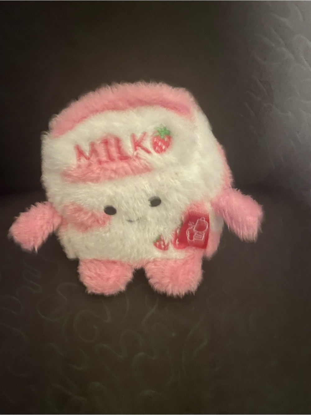 Cute little strawberry milk plushie
